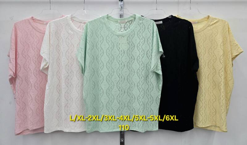Bluzki damskie Roz L-6XL, Mix Kolor Paczka 12 szt